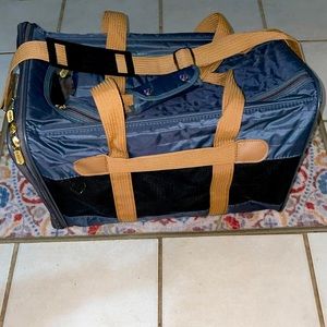 Grey TSA approved pet carrier